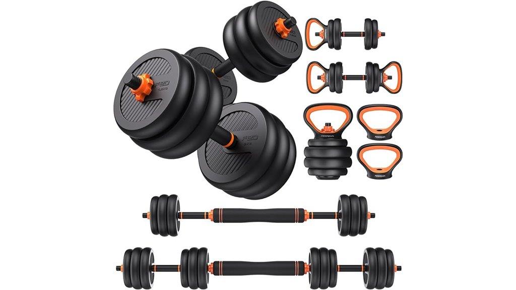 adjustable dumbbells weight options