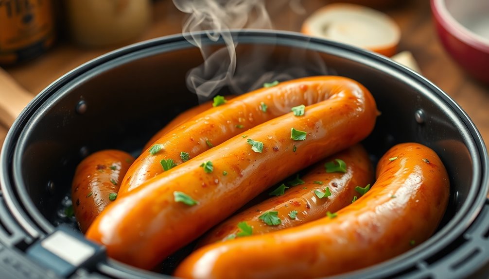 air fryer bratwurst recipe