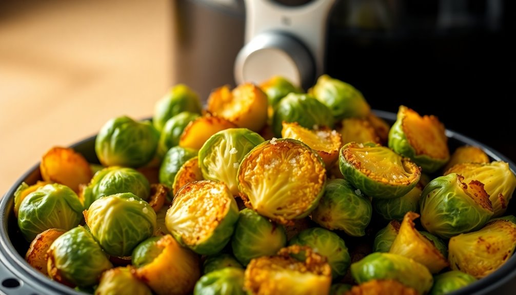 air fryer brussel sprouts cooking