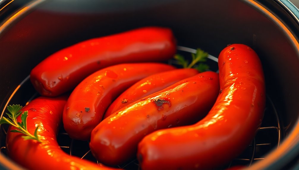 air fryer sausage perfection