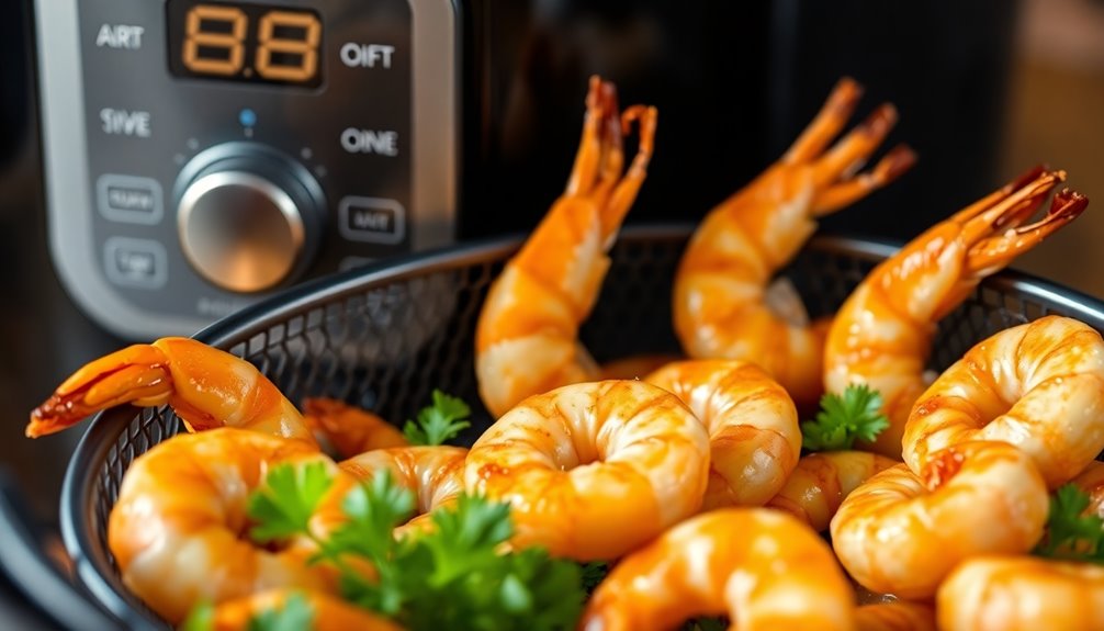 air fryer shrimp cooking time