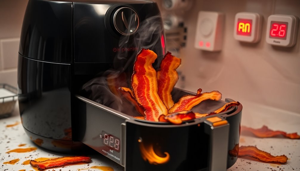 avoid air frying bacon