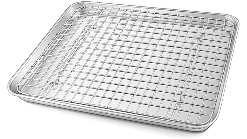 baking tray with rack