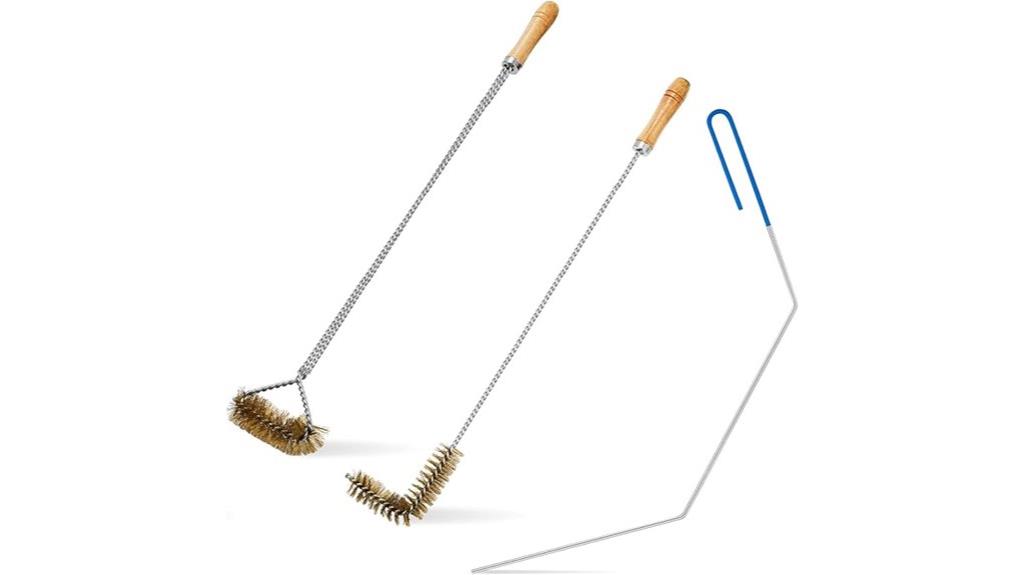 brass fryer cleaning tools