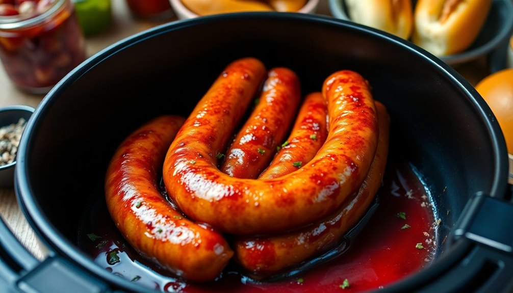 brats cooked in air fryer