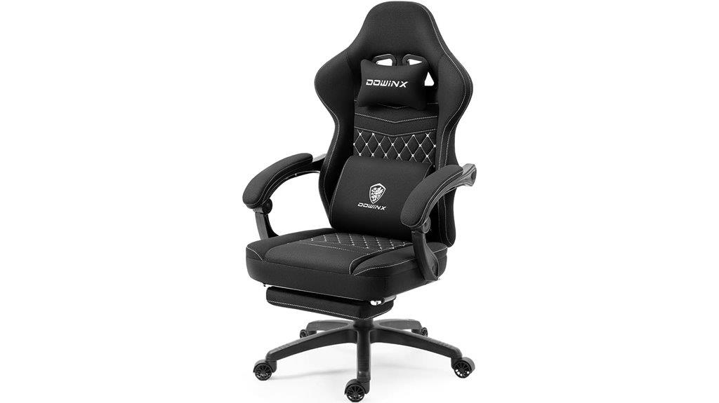 breathable fabric gaming chair