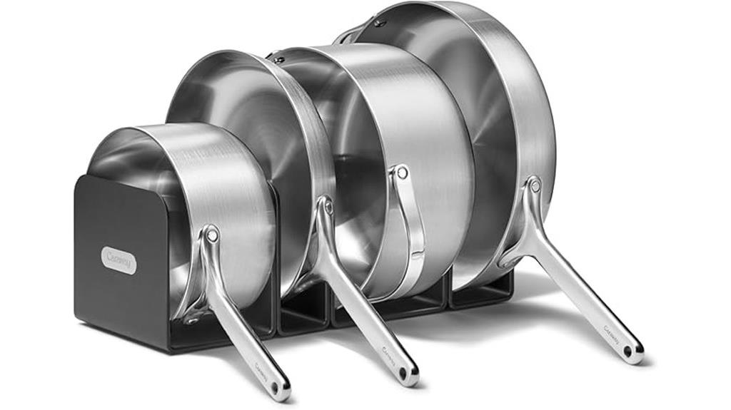 caraway stainless steel cookware