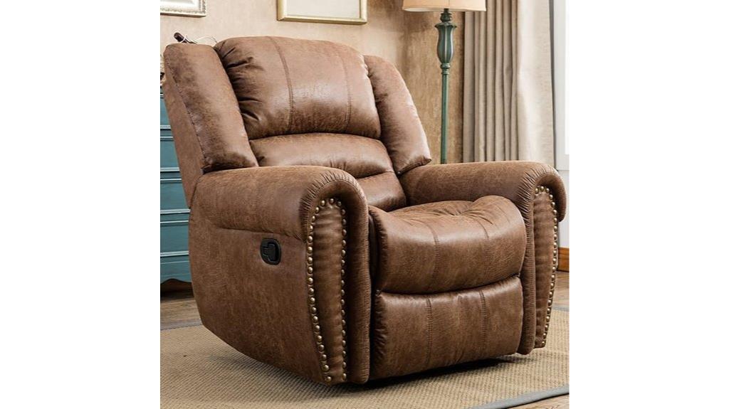 comfortable leather recliner chair