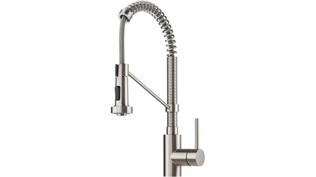 commercial style kitchen faucet