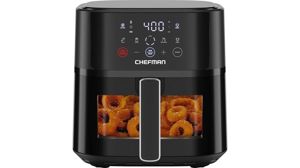 compact 6 qt air fryer