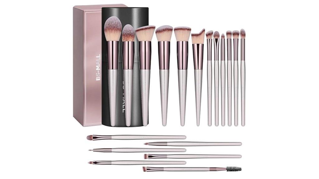 complete 18 piece brush set