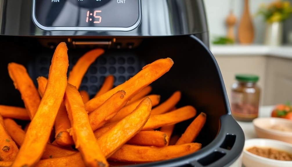 cooking sweet potato fries