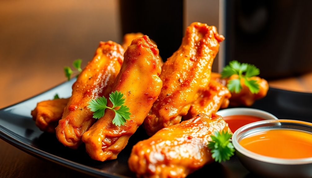 crispy air fryer wings