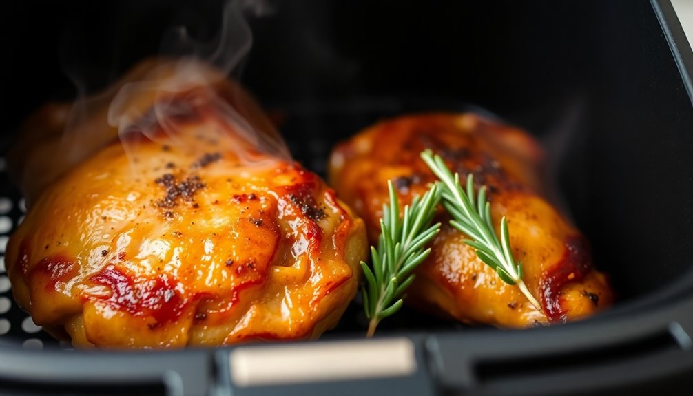 crispy chicken thigh techniques