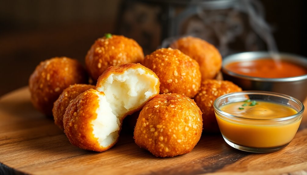 crispy mashed potato balls