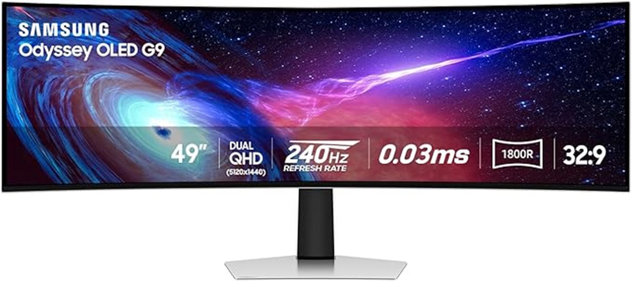 curved oled gaming monitor