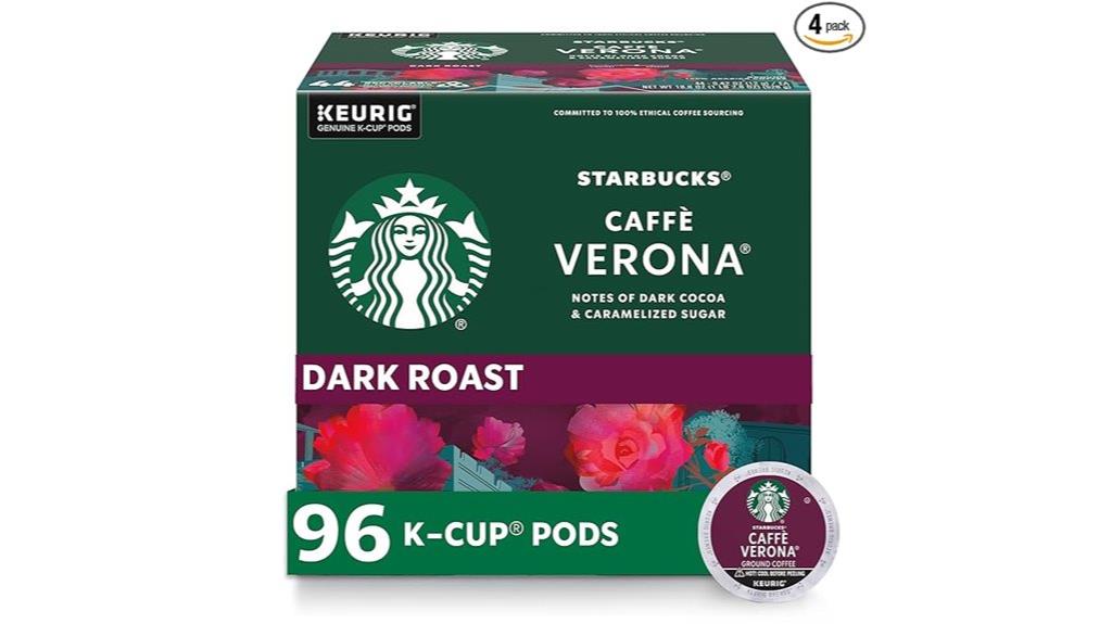 dark roast coffee pods