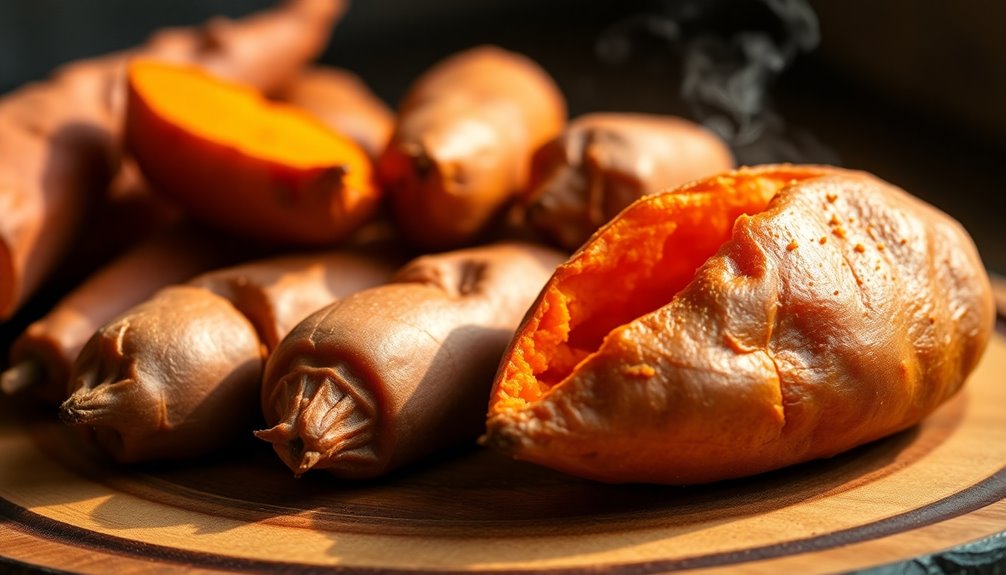 different types of sweet potatoes