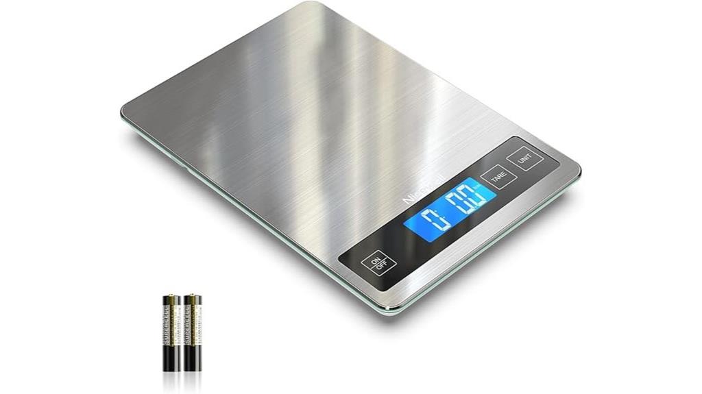 digital kitchen scale stainless