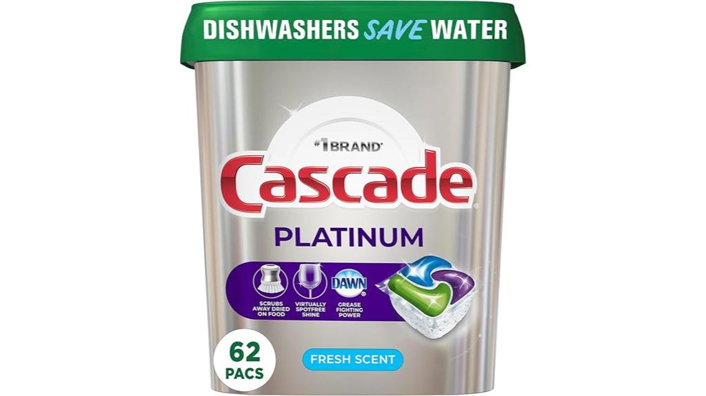 dishwasher pods fresh scent