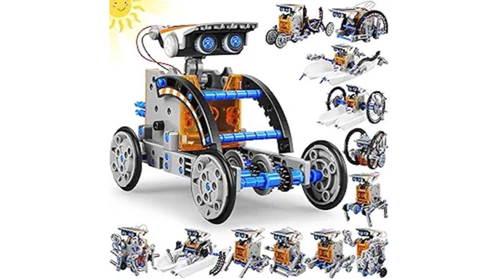 educational solar powered robot kit