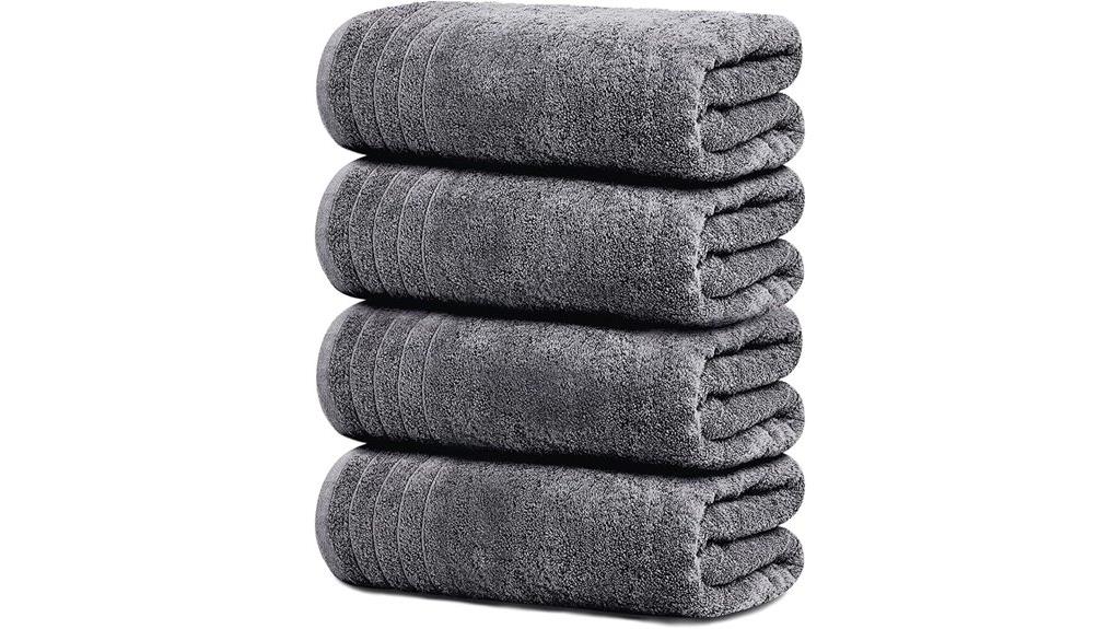 extra large grey towels