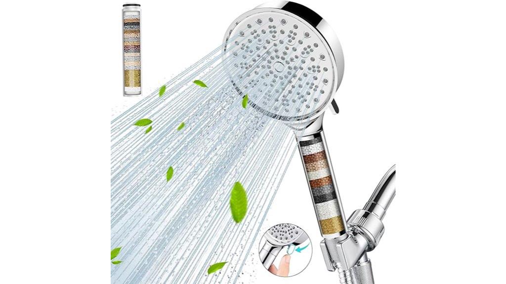 filtered handheld showerhead options