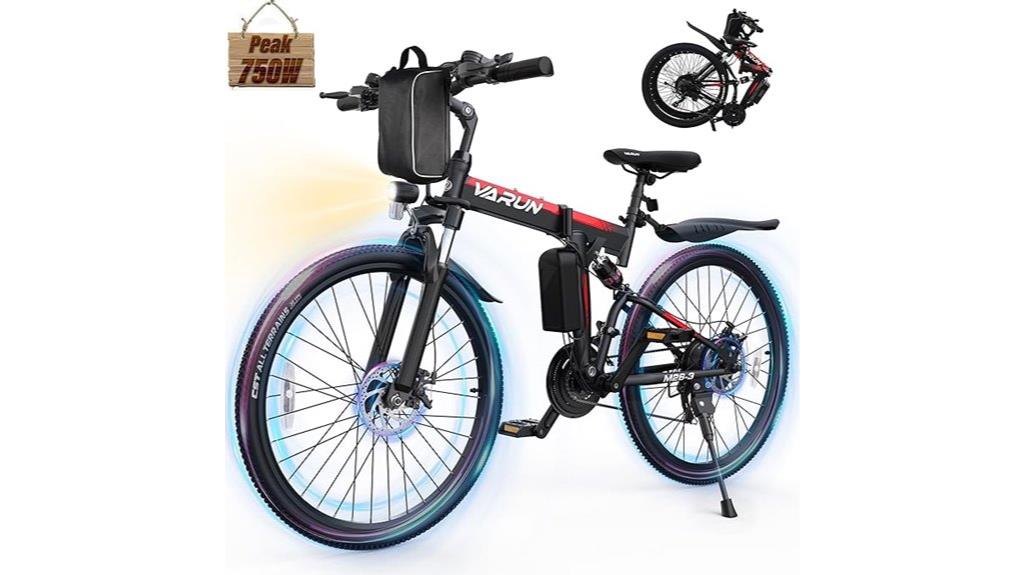 foldable electric bike adults