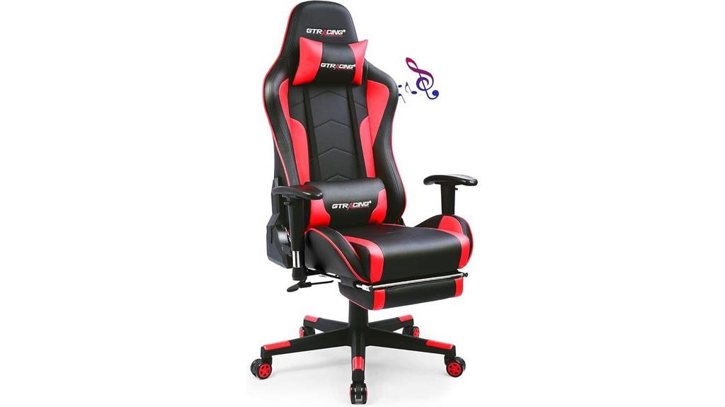 gaming chair with features