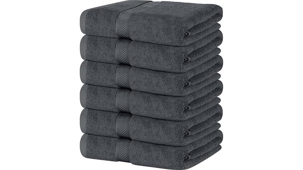 grey bath towel set