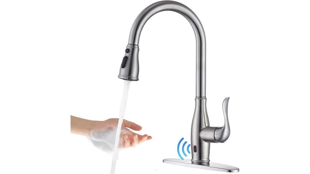 hands free kitchen faucet