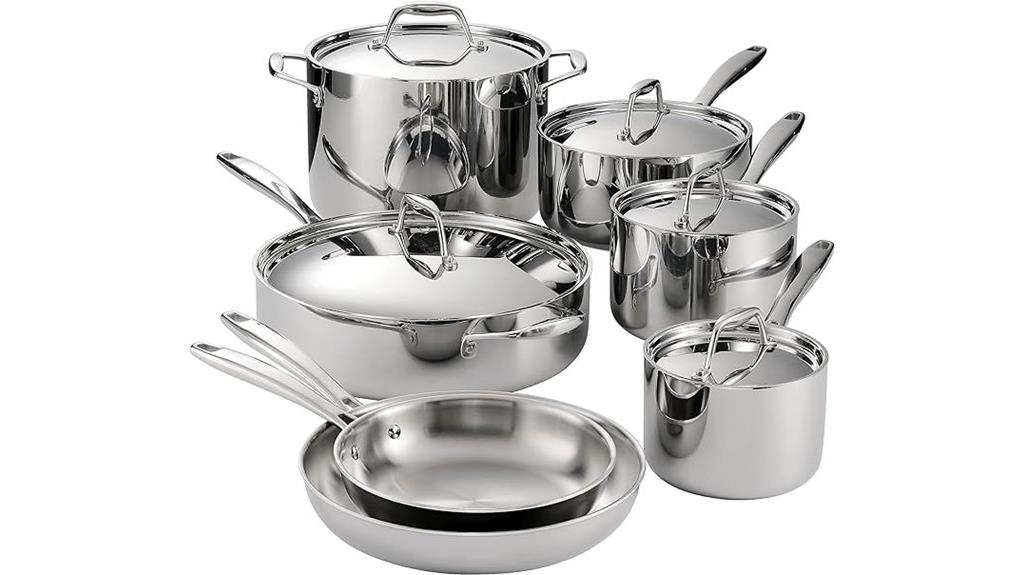 high quality stainless steel cookware