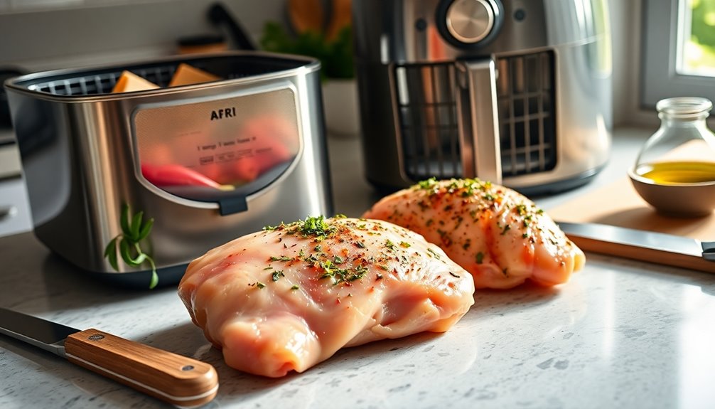 juicy air fryer chicken