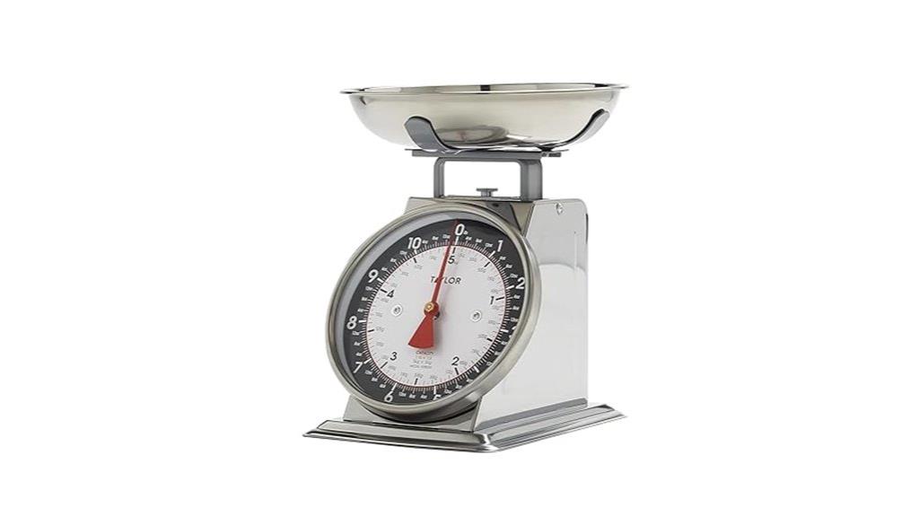 kitchen scale with bowl