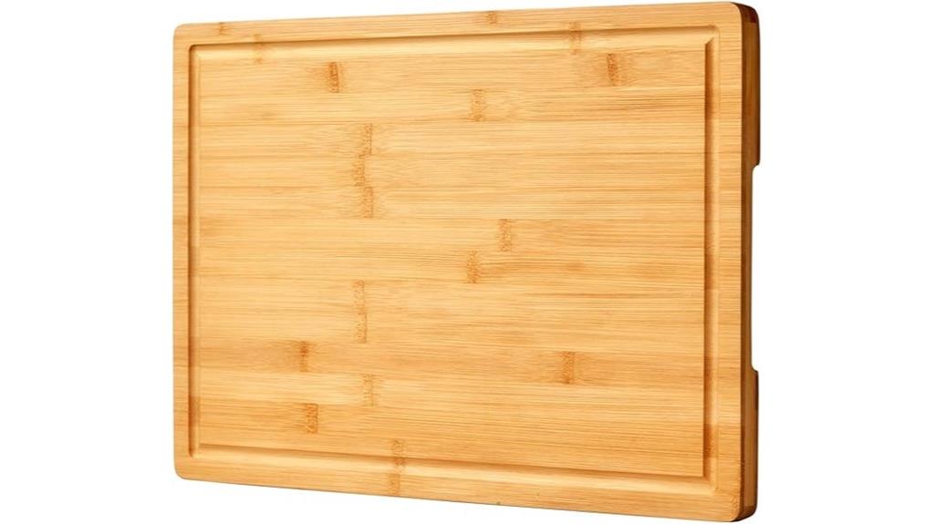 large bamboo charcuterie board