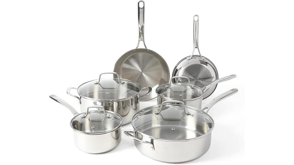 martha stewart stainless steel cookware