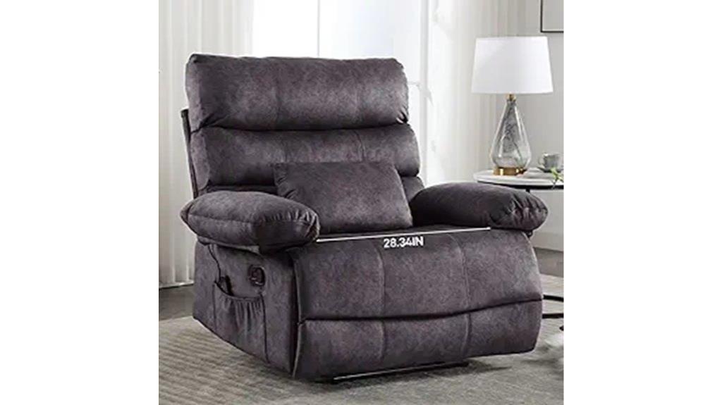 massage and heated recliner