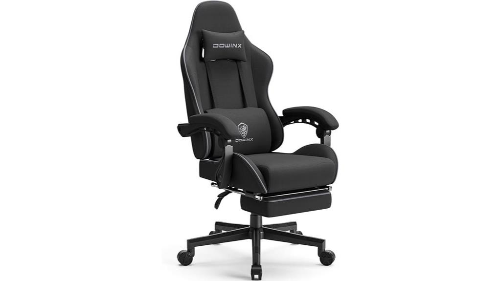 massage footrest gaming chair