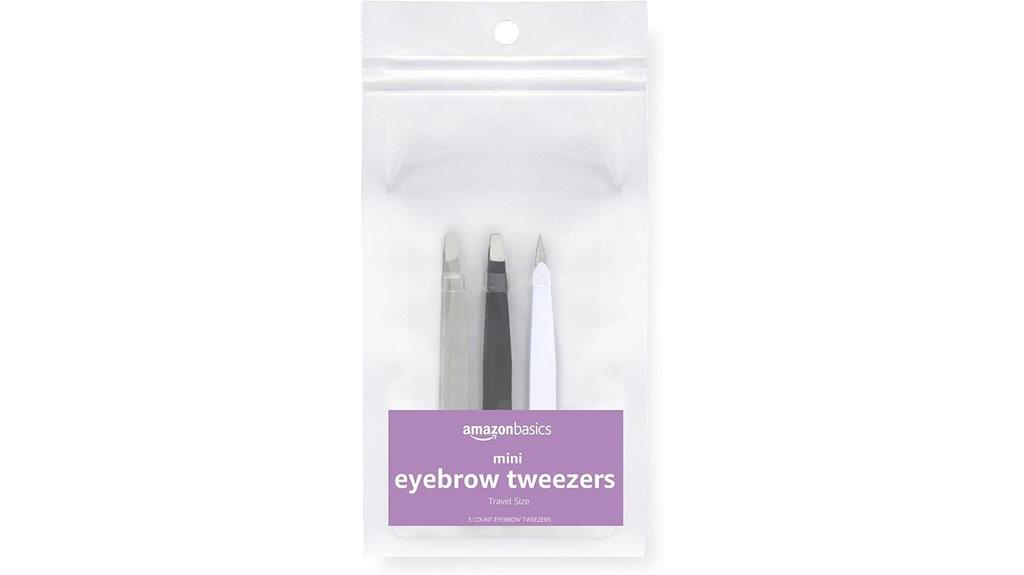 mini eyebrow tweezers set