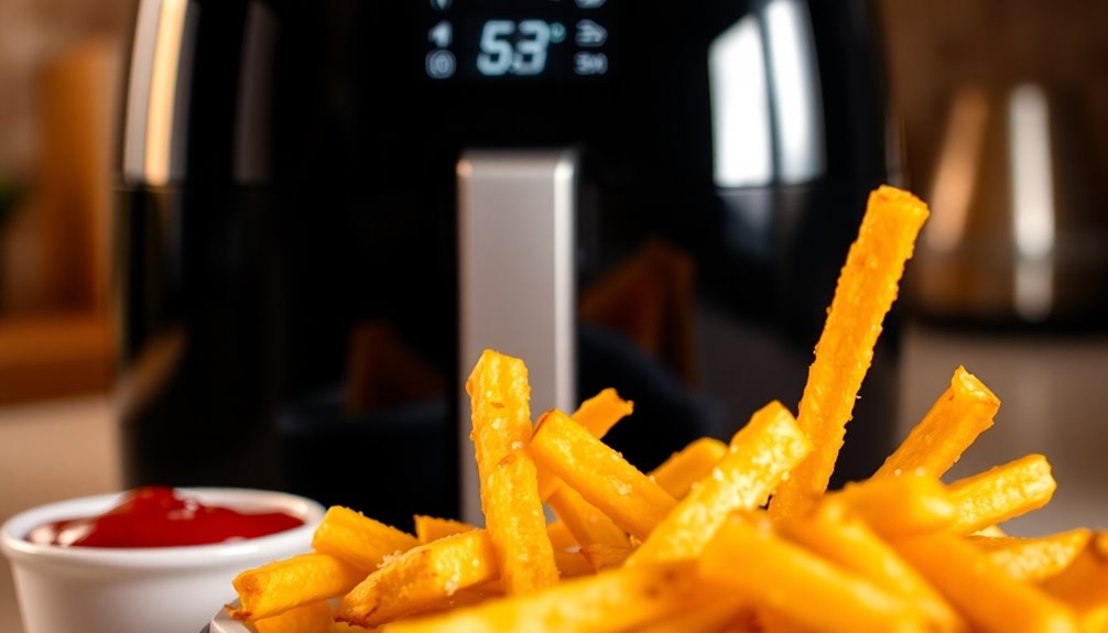 perfectly crispy air fryer fries