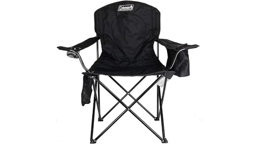 portable chair with cooler