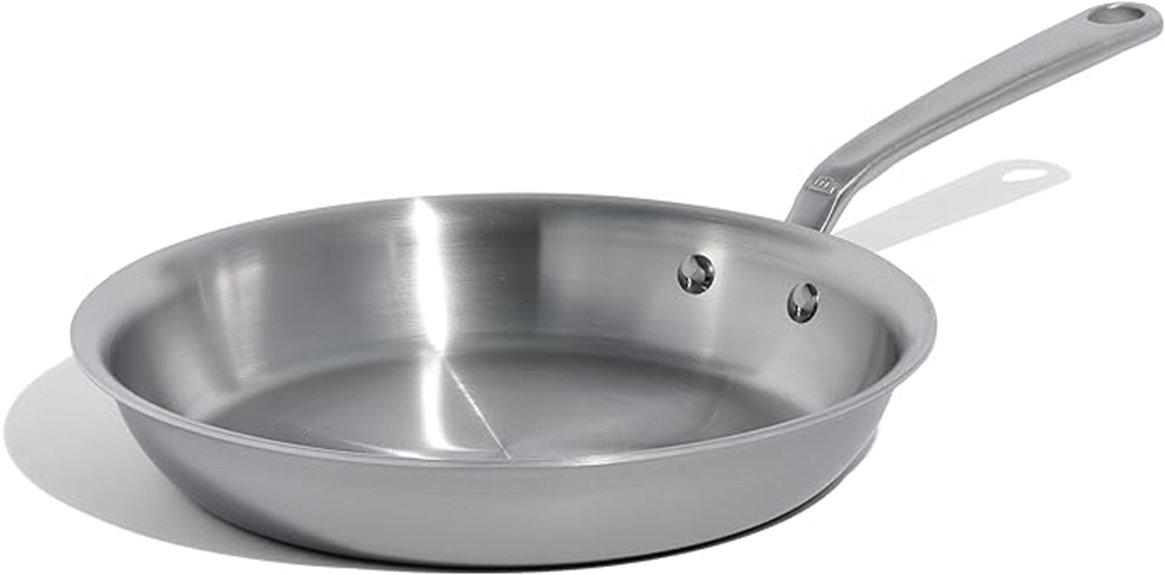 professional stainless steel frying pan