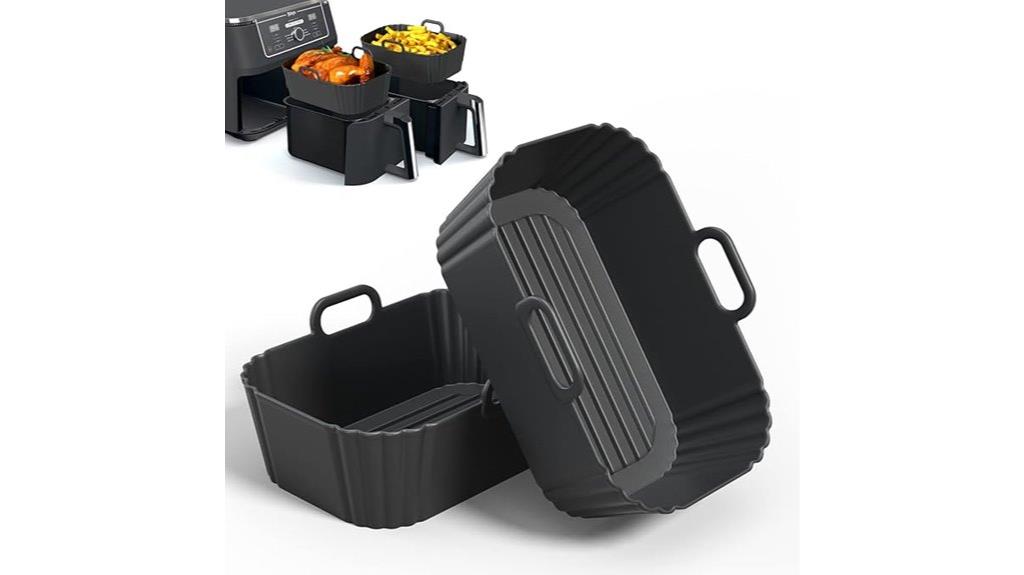 reusable silicone air fryer liners