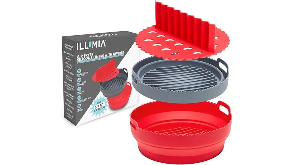 silicone air fryer liners