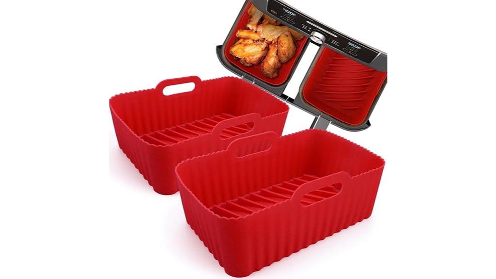 silicone air fryer liners