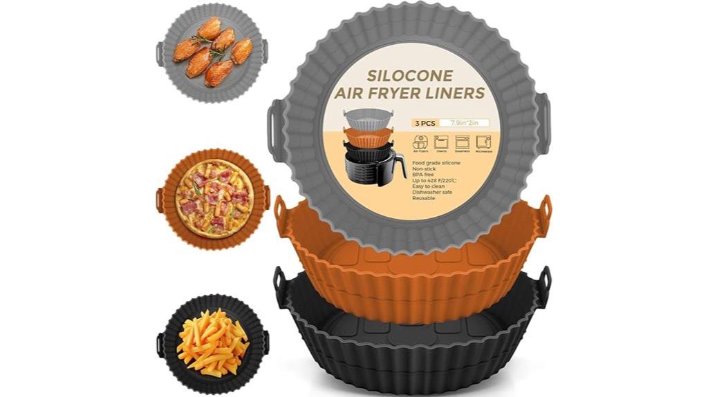 silicone liners for air fryers