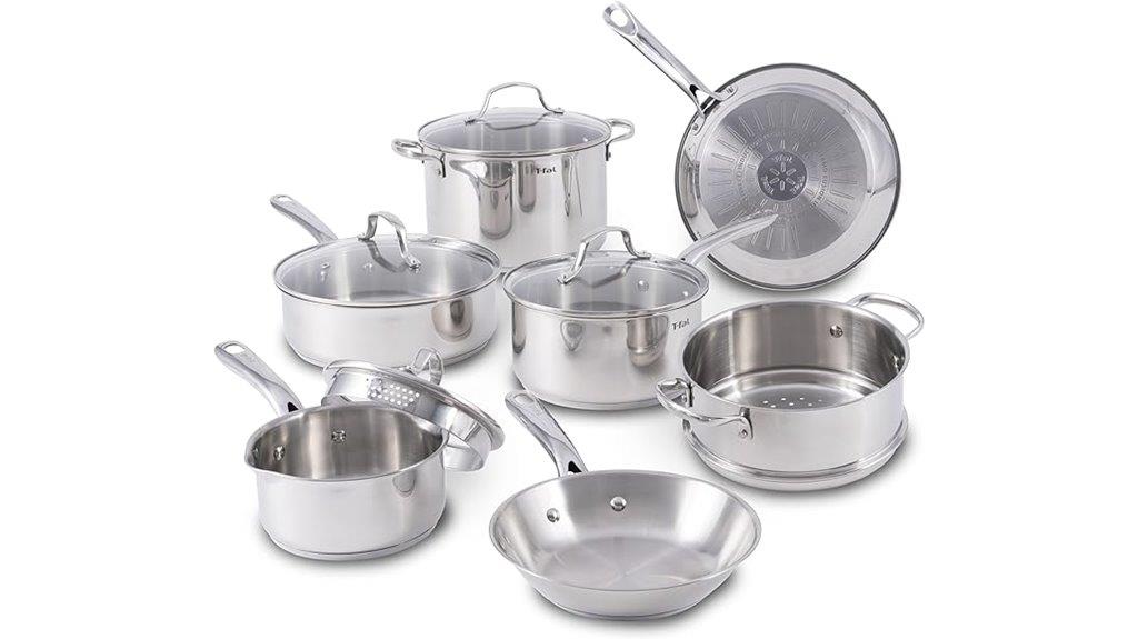 stainless steel cookware set