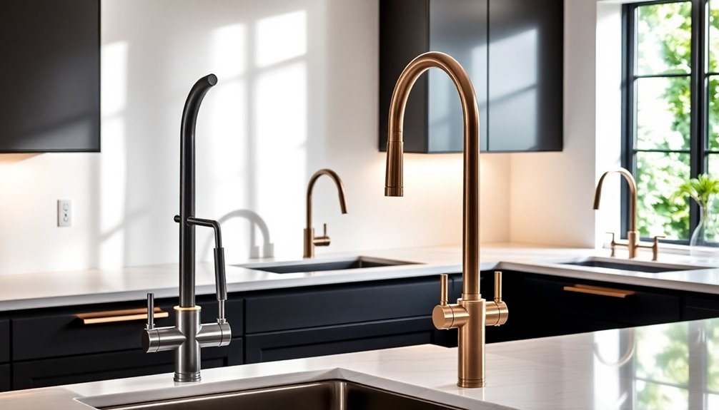 stylish and functional faucets