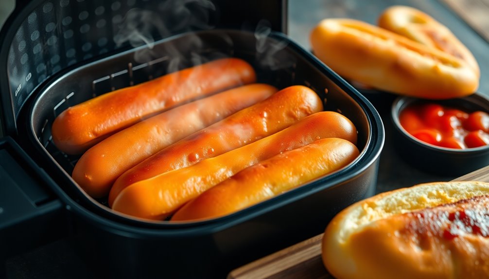 toasting hamburger or sandwich buns