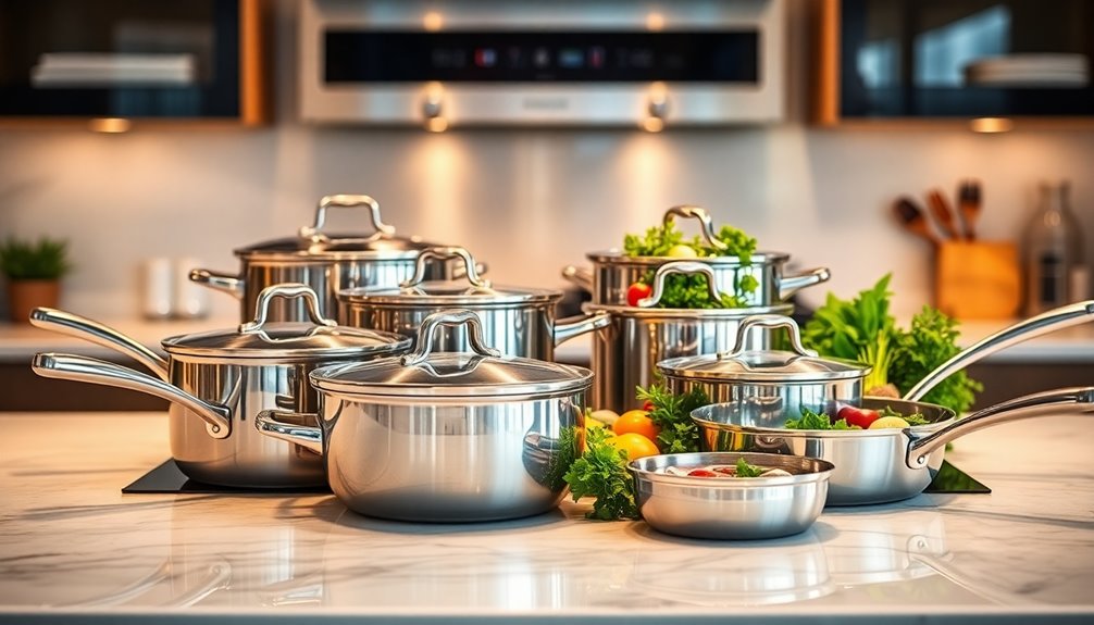 top stainless steel cookware